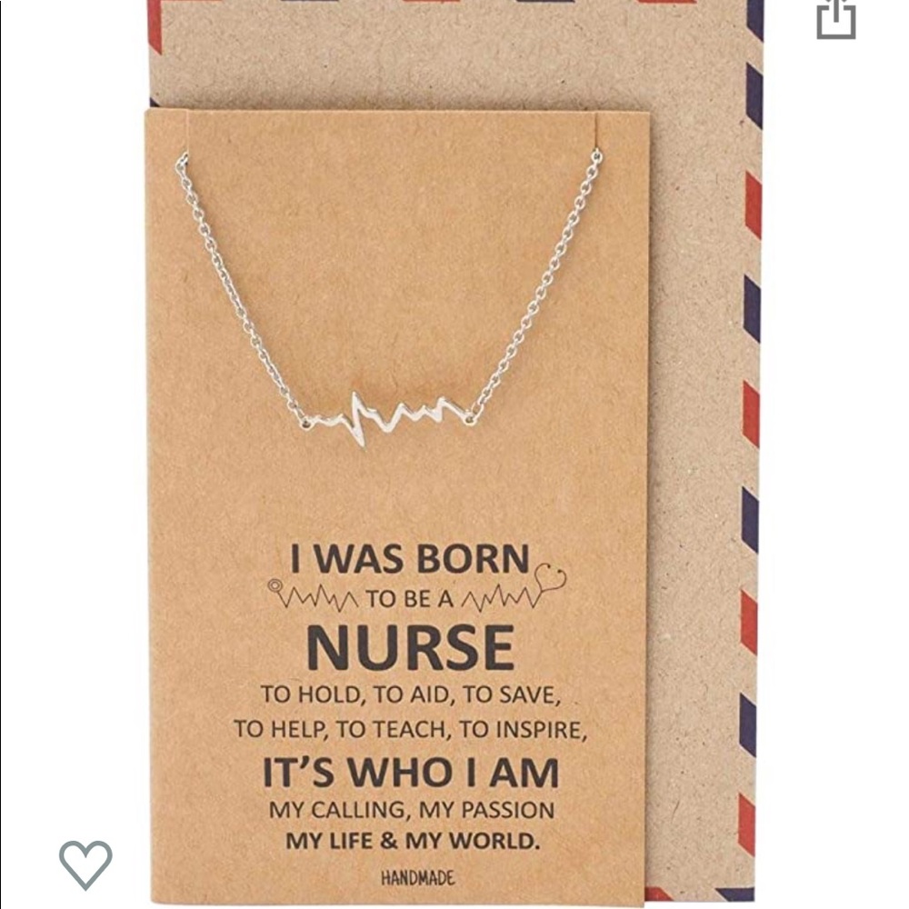 Never been opened! EKG Necklace any nurse will ♥️